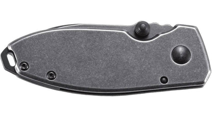  CRKT 2490KS Squid Black Stonewash Drop Point Folding Knife