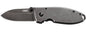  CRKT 2490KS Squid Black Stonewash Drop Point Folding Knife