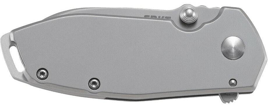  CRKT 2492 Squid Silver Drop Point Assisted Opening Folding Knife