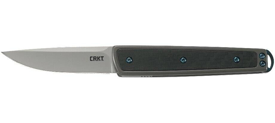  CRKT 7190 Symmetry Drop Point Low Profile EDC Folding Knife