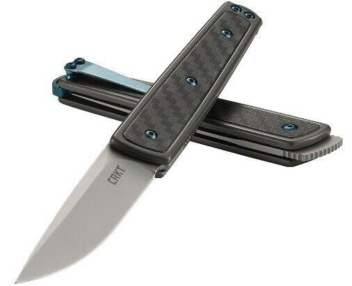  CRKT 7190 Symmetry Drop Point Low Profile EDC Folding Knife