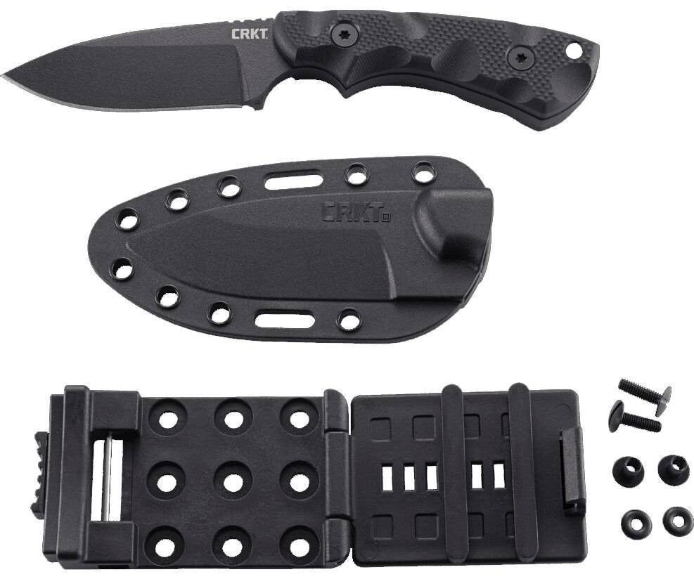  CRKT 2082 SiWi Drop Point Compact Tactical Fixed Blade Knife