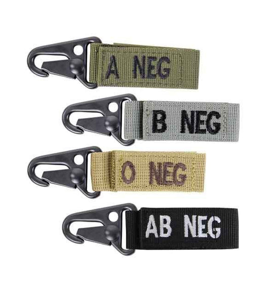  Condor Blood Type Keychain (4 Pack)