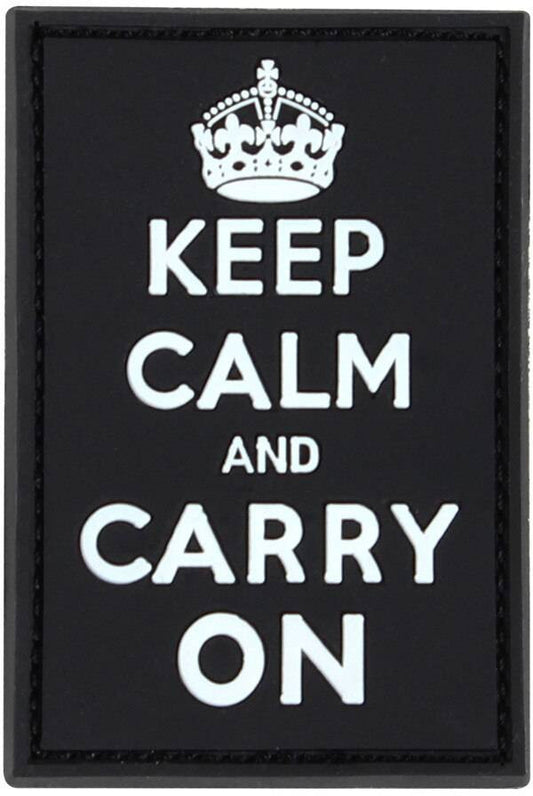  Condor Keep Calm And Carry PVC Patch (6 Pack)