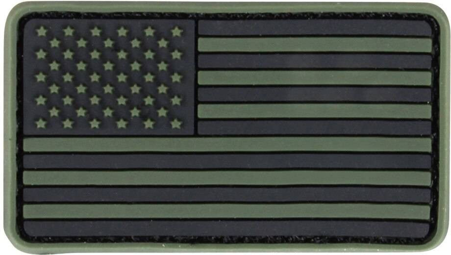  Condor Mini US Flag PVC Patch (6 Pack)
