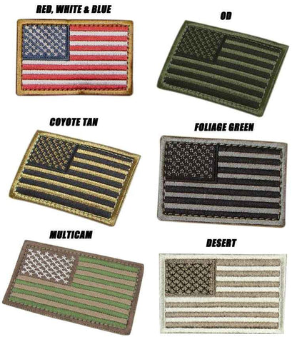  Condor USA Flag Hook & Loop Patch (6 Pack)