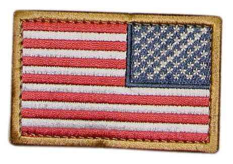  Condor USA Flag Hook & Loop Patch (6 Pack)