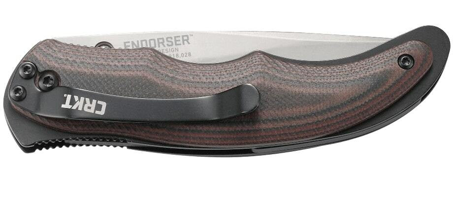  CRKT 1105K Endorser Drop Point Outburst Assisted Opening Folding Knife