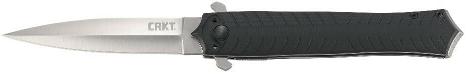  CRKT 2265 Xolotl Black Spear Point EDC Flipper Folding Knife