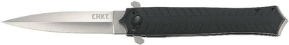  CRKT 2265 Xolotl Black Spear Point EDC Flipper Folding Knife