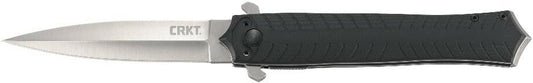  CRKT 2265 Xolotl Black Spear Point EDC Flipper Folding Knife
