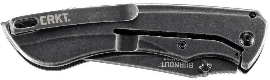 CRKT 4123K Burnout Clip Point Outburst Assisted Opening Folding Knife