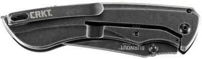  CRKT 4123K Burnout Clip Point Outburst Assisted Opening Folding Knife