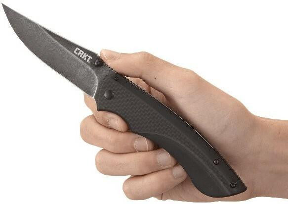  CRKT 4123K Burnout Clip Point Outburst Assisted Opening Folding Knife
