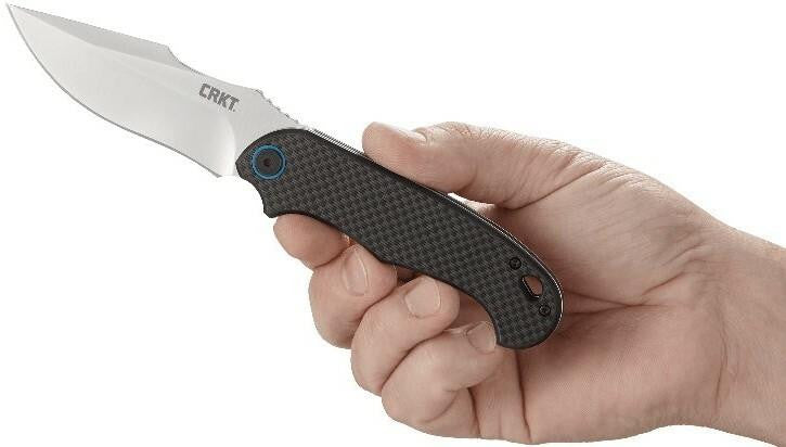  CRKT 7920 Silver P.S.D Assisted Opening Flipper Folding Knife
