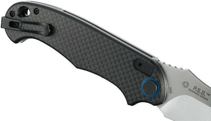  CRKT 7920 Silver P.S.D Assisted Opening Flipper Folding Knife