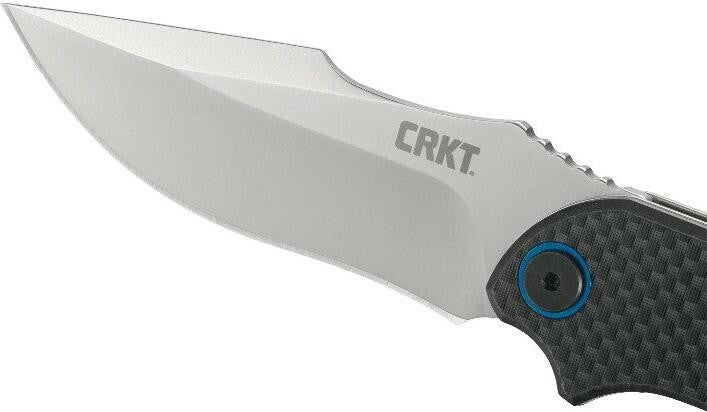  CRKT 7920 Silver P.S.D Assisted Opening Flipper Folding Knife