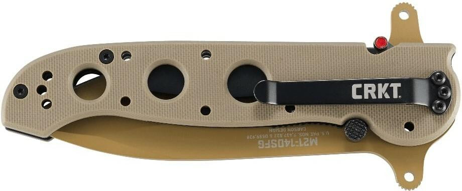  CRKT M21-14SFG Special Forces Drop Point Flipper Folding Knife