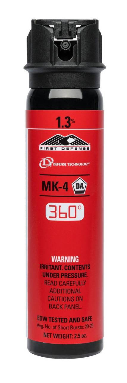  Defense Technology First Defense 360 1.3% MK-4 Gel OC Aerosol