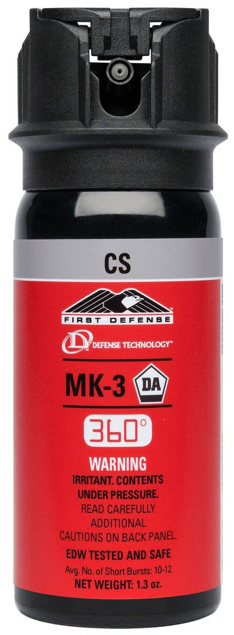  Defense Technology First Defense 360 CS MK-3 Gel Aerosol
