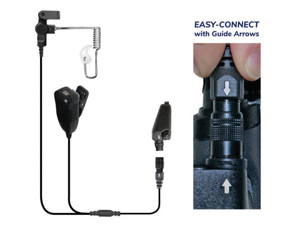  Earphone Connection Cougar Black Diamond 2-Wire Surveillance Kit
