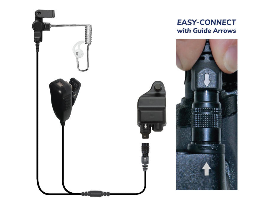  Earphone Connection Cougar Black Diamond 2-Wire Surveillance Kit