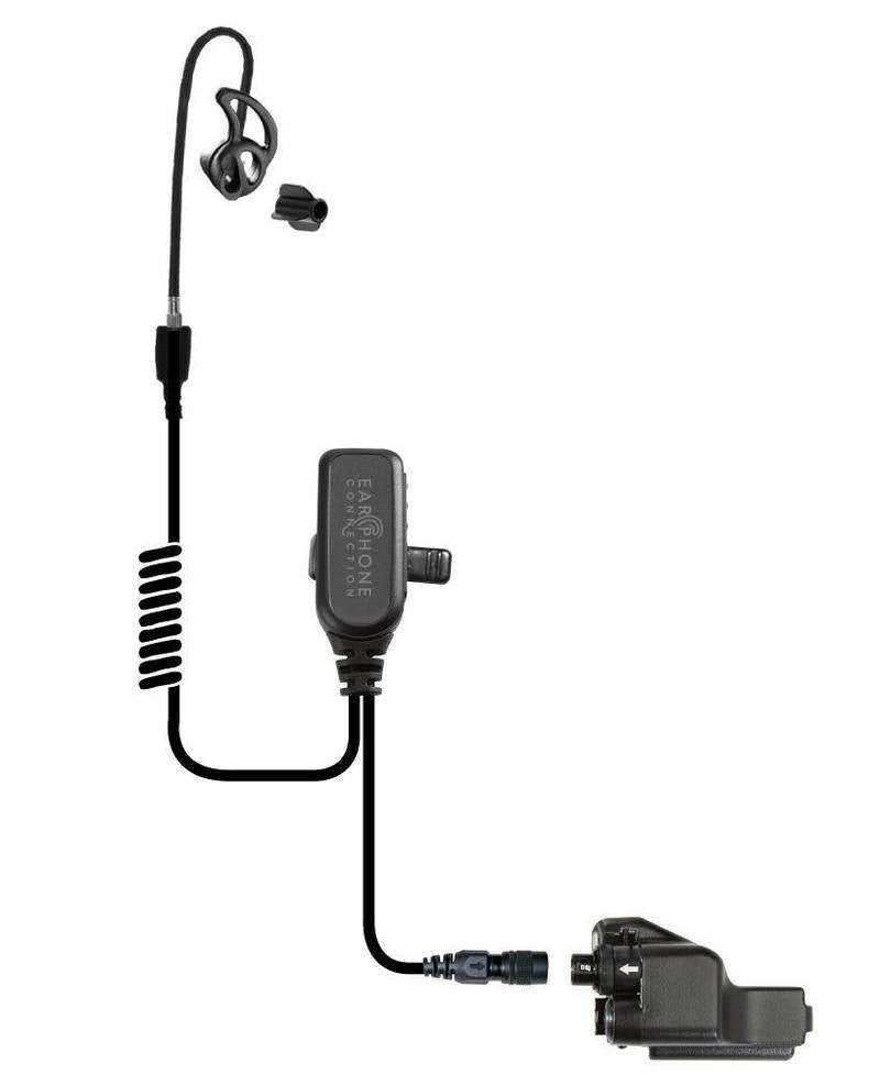  Earphone Connection Coyote Black Diamond Easy Connect Short Tube Lapel Microphone