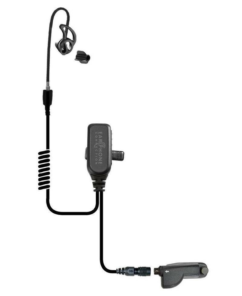  Earphone Connection Coyote Black Diamond Easy Connect Short Tube Lapel Microphone
