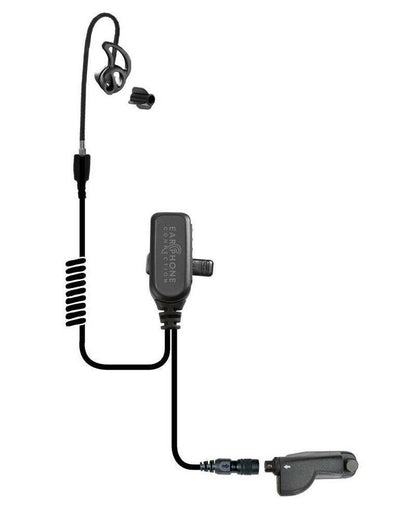  Earphone Connection Coyote Black Diamond Easy Connect Short Tube Lapel Microphone