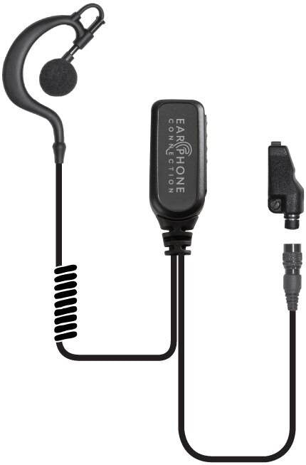  Earphone Connection Falcon Earhook Lapel Microphone