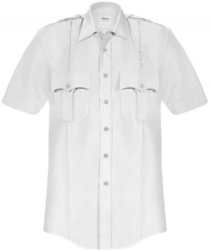  Elbeco Paragon Plus Poplin Mens Short Sleeve Shirt