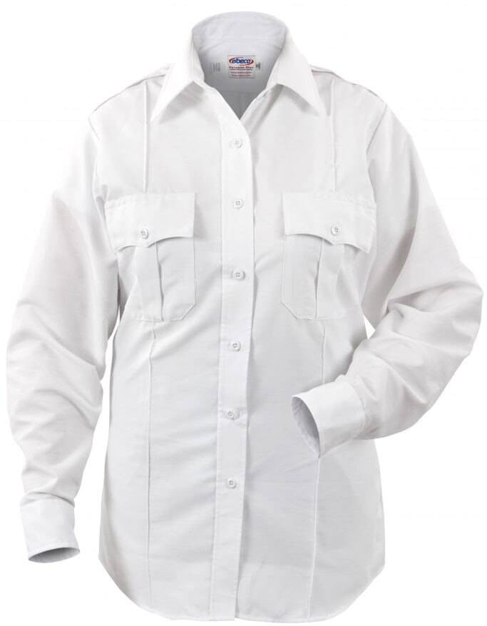  Elbeco Paragon Plus Poplin Womens Long Sleeve Shirt