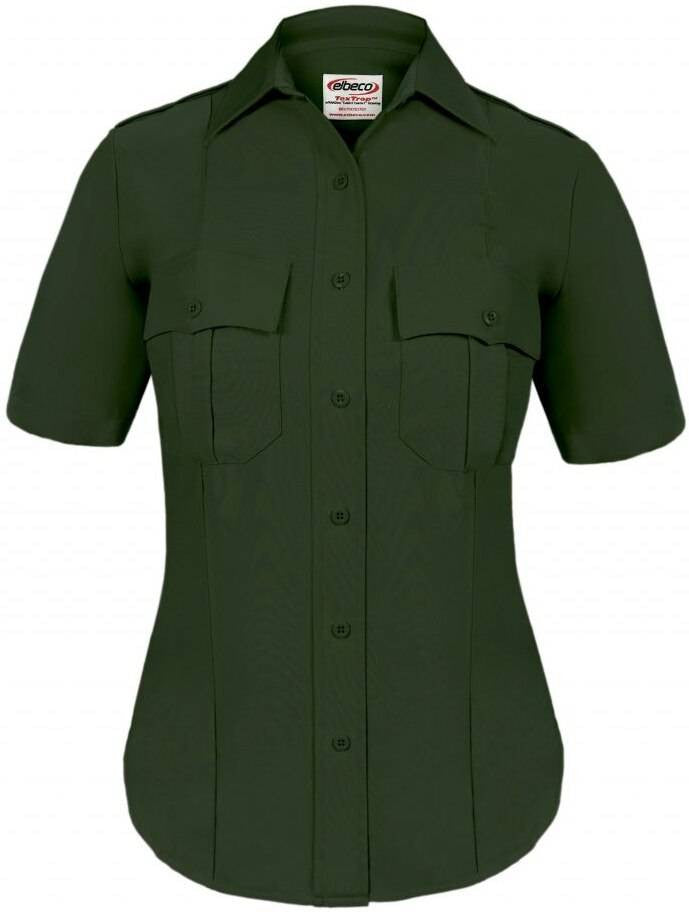  Elbeco Textrop2 Womens Zippered Short Sleeve Shirt