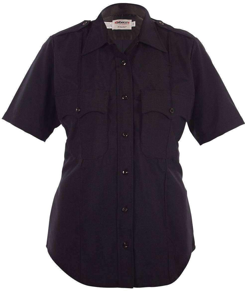 Elbeco Women's Distinction Plain Pocket Short Sleeve Shirt