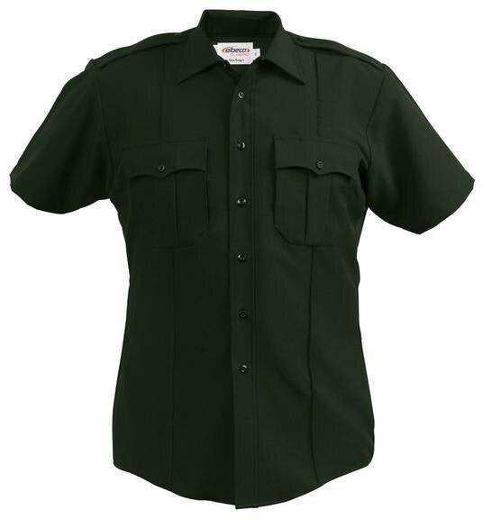  Elbeco Zippered Textrop2 Mens Short Sleeve Shirt