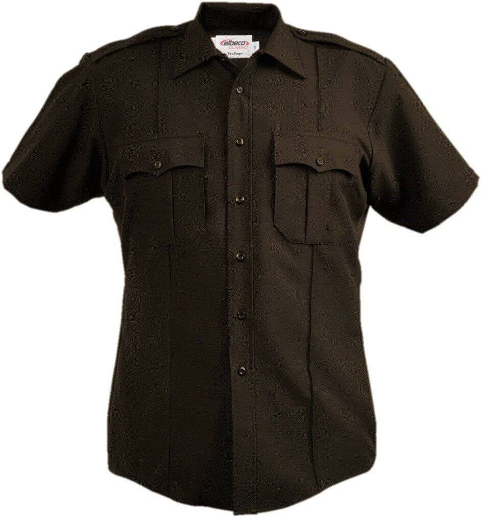  Elbeco Zippered Textrop2 Mens Short Sleeve Shirt