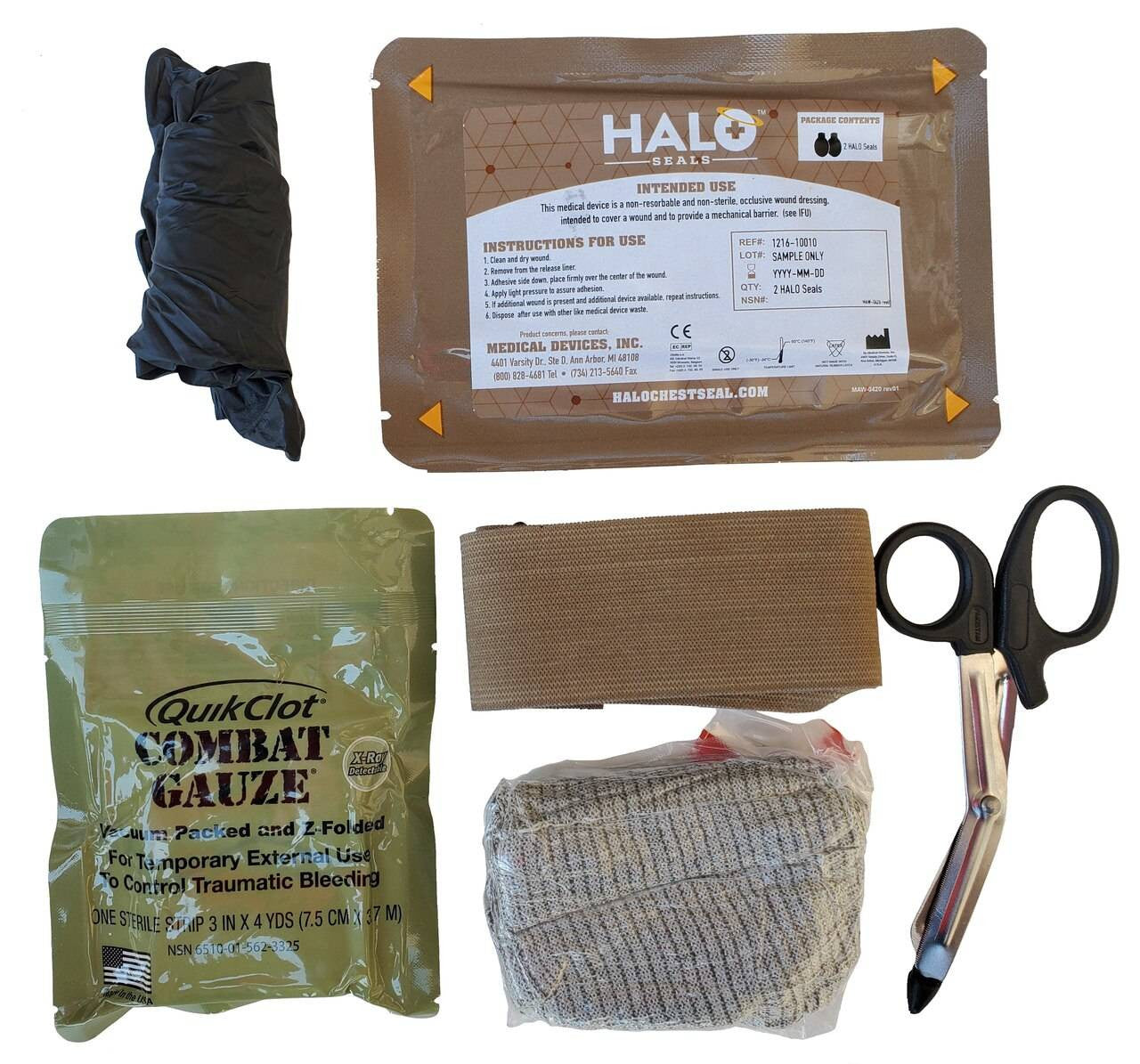  Elite First Aid Bare Bones Trauma Kit