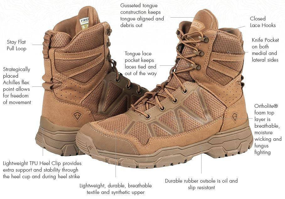  First Tactical Men's 7" Operator Boot 165010