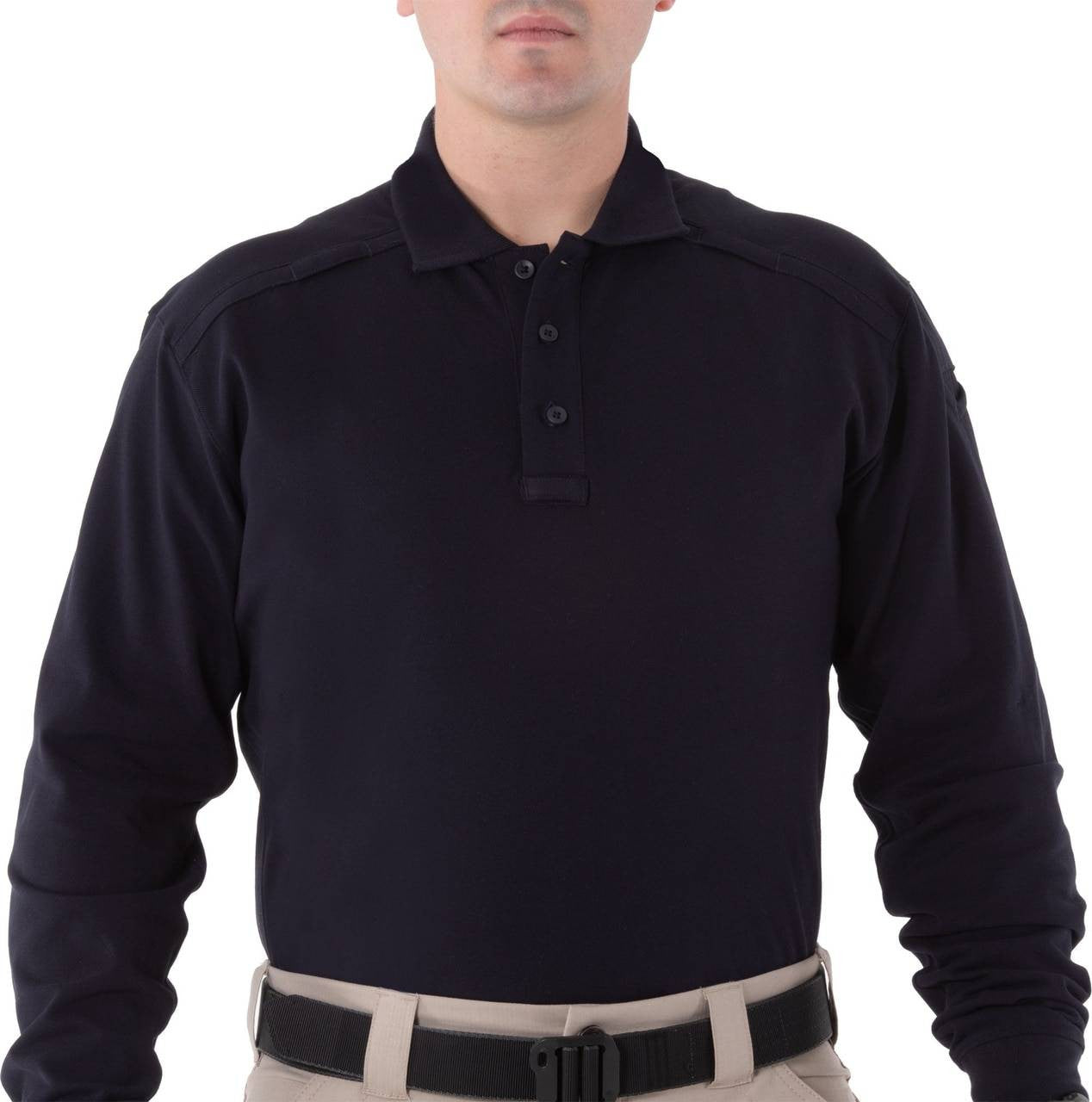  First Tactical Men's Cotton Long Sleeve Polo 111502