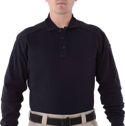  First Tactical Men's Cotton Long Sleeve Polo 111502