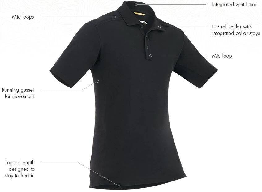  First Tactical Men's Cotton Short Sleeve Polo 112508