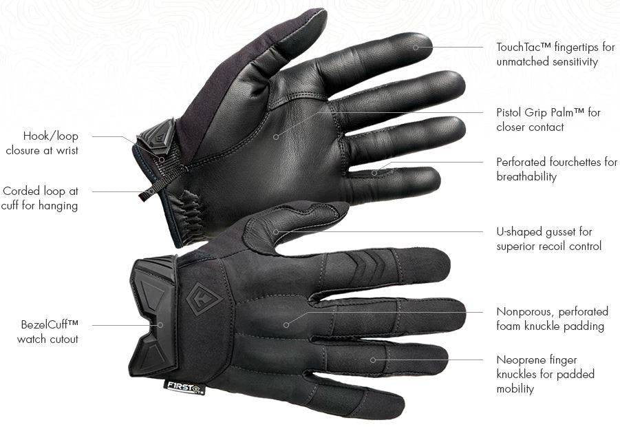  First Tactical Men's Hard Knuckle Glove 150007