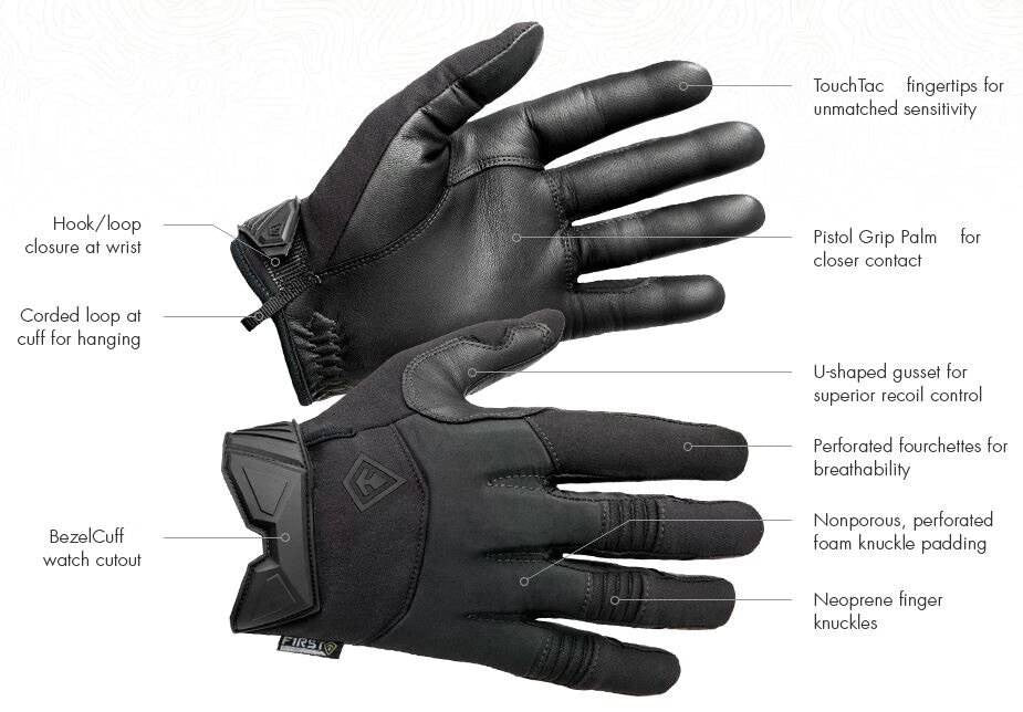 First Tactical Men's Mig Weight Padded Glove 150005