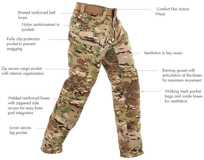  First Tactical Men's Multicam Defender Pant 114002
