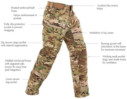  First Tactical Men's Multicam Defender Pant 114002