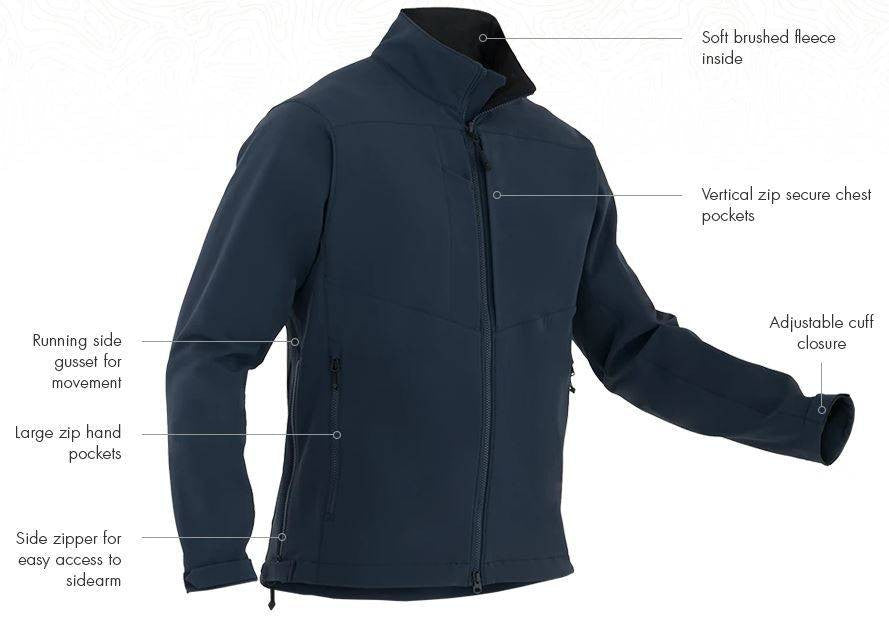  First Tactical Men's Softshell Short Jacket 118503