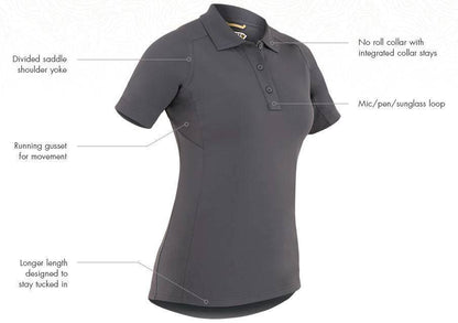  First Tactical Women's Performance Long Sleeve Polo 121503