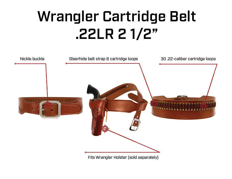  Galco Ruger Wrangler .22LR Cartridge Belt