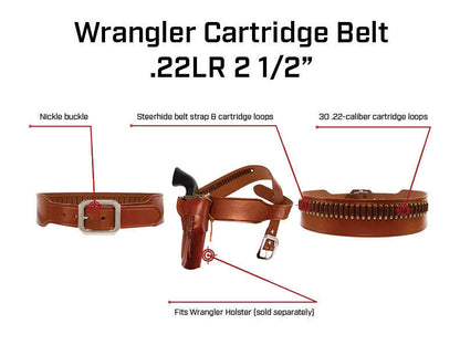  Galco Ruger Wrangler .22LR Cartridge Belt