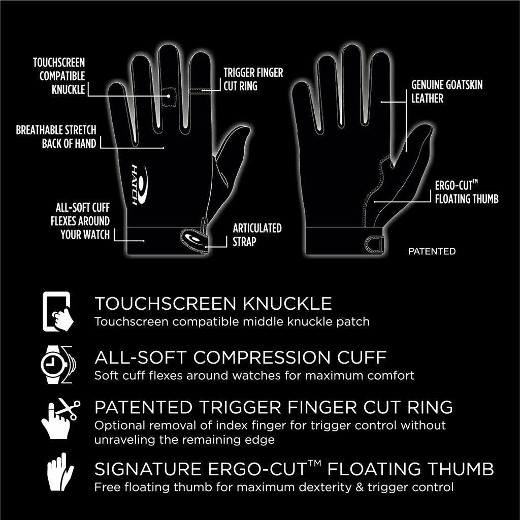  Hatch Task Leather Light Police Duty Glove TSK323